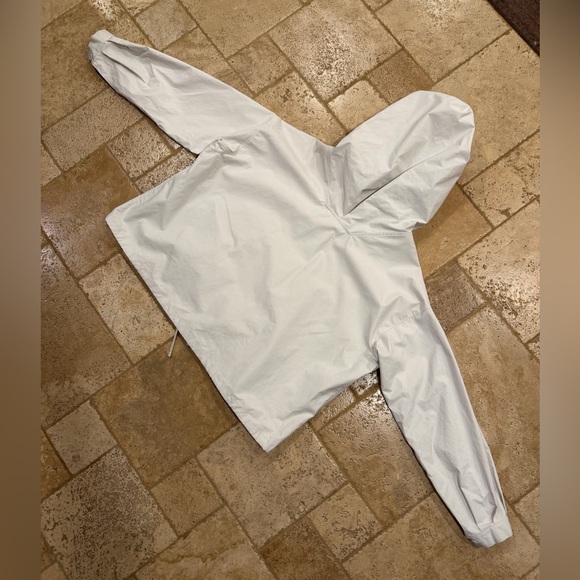 Maison Margiela Poly Coated White/Cream Anorak Hooded Jacket - Picture 9 of 16